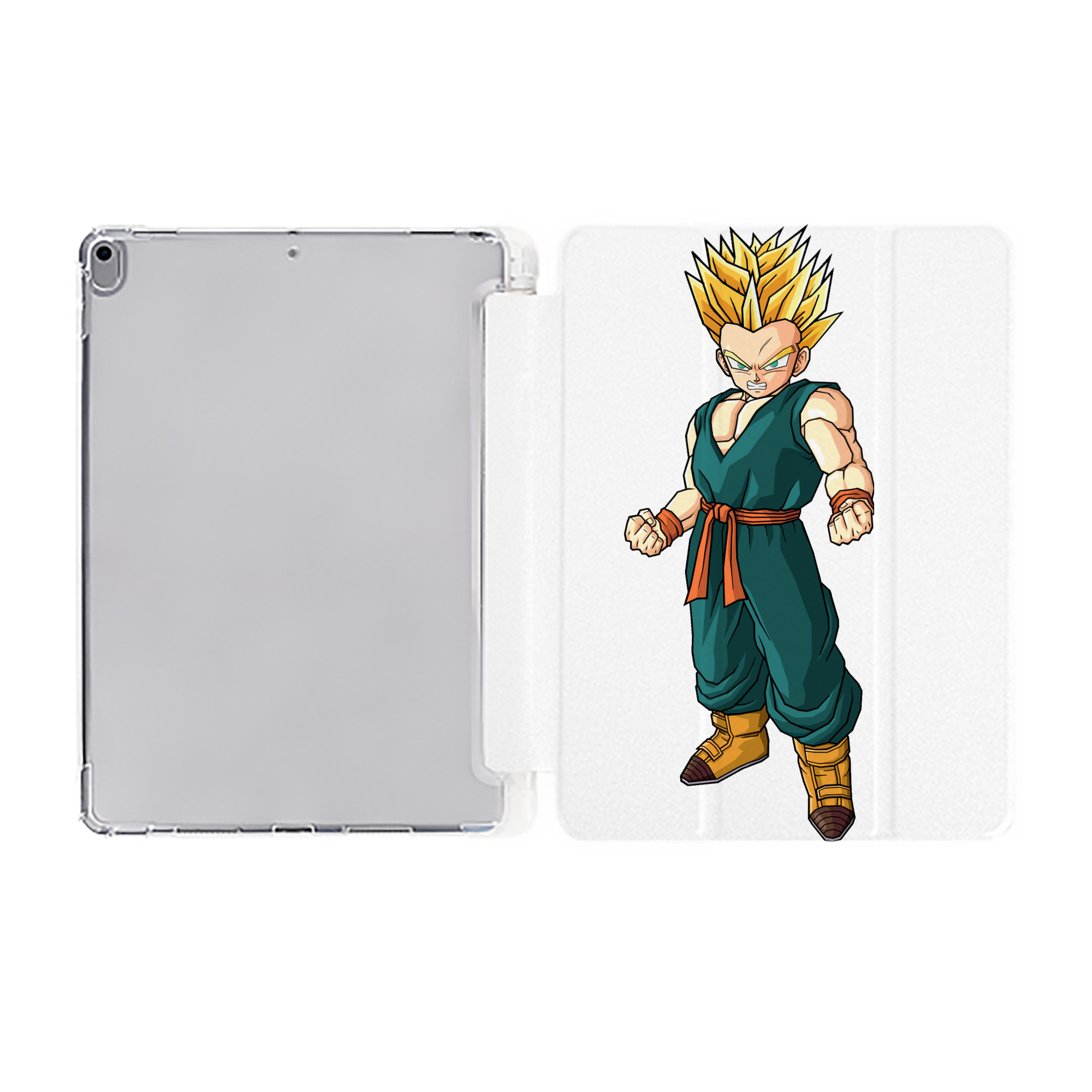 （画像用） ドラゴンボール DRAGON BALL IPad ケース ペン収納付き 三つ折りスタンド PUレザー×シリコン 対応機種9.5/10.5/10.9インチ